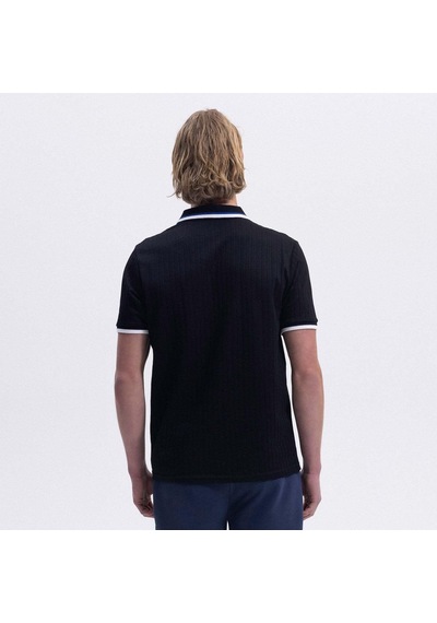 Ellesse Em491-bk Polo Yaka Erkek T-shirt - Siyah Siyah