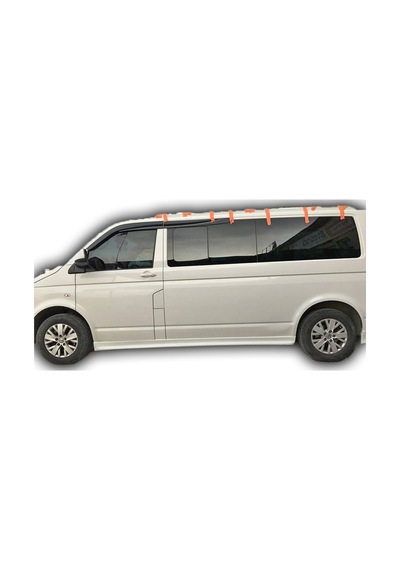 Volkswagen Transporter T6 2016-2023 Uyumlu Boyasız Plastik Uzun Şase Marşpiyel - 565759098