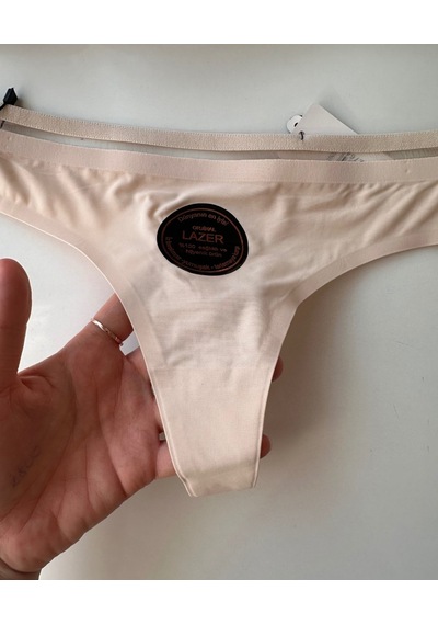 Orijinal Lazer Kesim Spandex Invisible Dikişsiz Transparan Detayl Pudra
