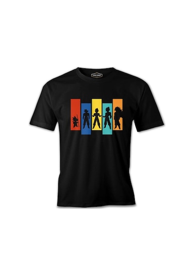 Dragon Ball - Fusion Siyah Erkek Tshirt