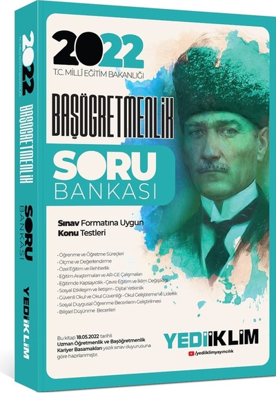MEB Öğretmenlik Kariyer Basamakları Başöğretmenlik Soru Bankası- Yediiklim Yayınları