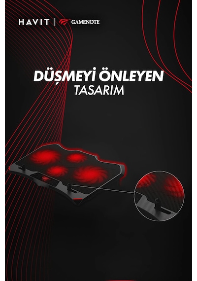Havit Gamenote F2081 Cooling Pad Rgb Gaming Laptop Soğutucu - 2 B