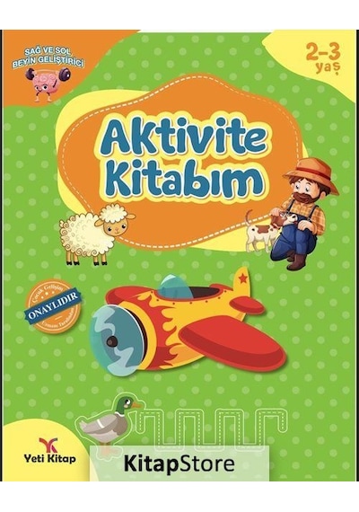 2-3 Yaş Aktivite Kitabı