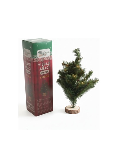 Yılbaşı Ağacı Kütüklü 30cm 34 Dal 30 CM