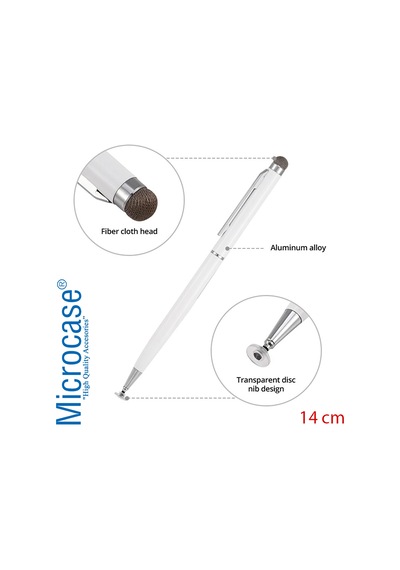 Telefon Tablet Apple Uyumlu iPad 2in1 Disk Uçlu Stylus Dokunmatik Kalem AL3467