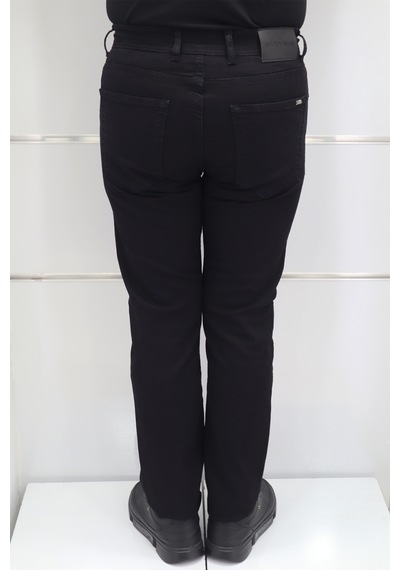 Denim Cartel Dmctekstil Erkek Çizgili Yüksek Bel Rahat Kesim Boru Paça Jean Pantolon Siyah Denim Cartel Dmctekstil Erkek Çizgili Yüksek Bel Rahat Kesim Boru Paça Jean Pantolon Siyah