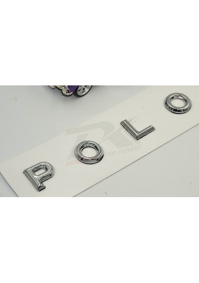 Volkswagen Polo Plus Yeni Nesil Bagaj 3M 3D Krom Abs Yazı Logo Am