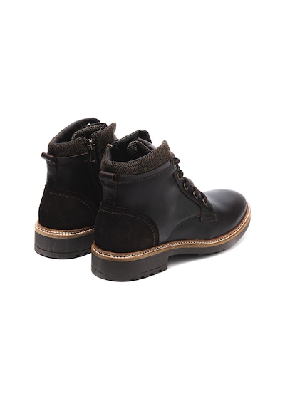 Bot Erkek 1103/gl 015 Wk-john May Lth+suede+newsplit Brown Kahve