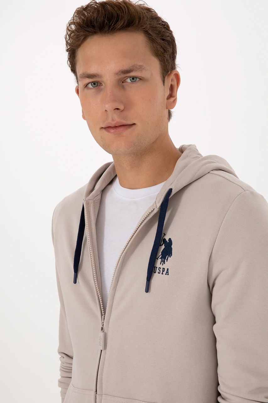 U.s. Polo Assn. Erkek Taş Hırka Örme 50307765-vr049 Tas