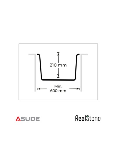 Realstone K012 Gordion Granit Evye 600 475 Mm Beyaz