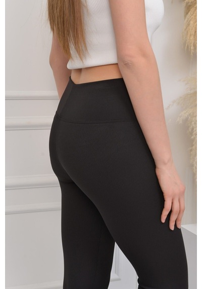 Bonbonetti Chocolate Baby & Kids Fitilli Seamless Çizgili Tayt Yüksek Bel Dayanıklı Örme Kumaş Spor Tayt Toparlayıcı SiYAH Bonbonetti Chocolate Baby & Kids Fitilli Seamless Çizgili Tayt Yüksek Bel Dayanıklı Örme Kumaş Spor Tayt Toparlayıcı SiYAH