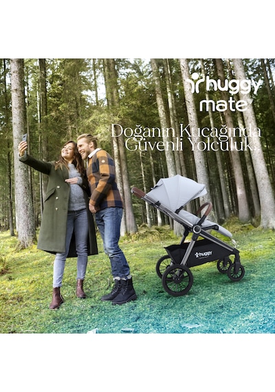 Huggy Mate 5 İn 1 Çift Yönlü Travel Bebek Arabası