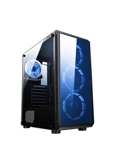Turbox Gaming 192-6 250W-300W Psu-4X Blue Fan-2X2.0 Usb