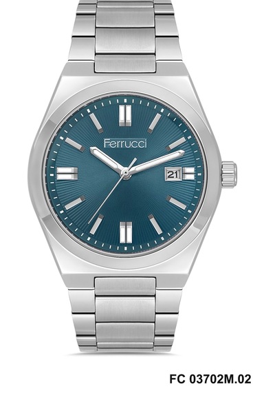 Ferrucci Erkek Kol Saati Fc 03702m.02. F744 Metalik