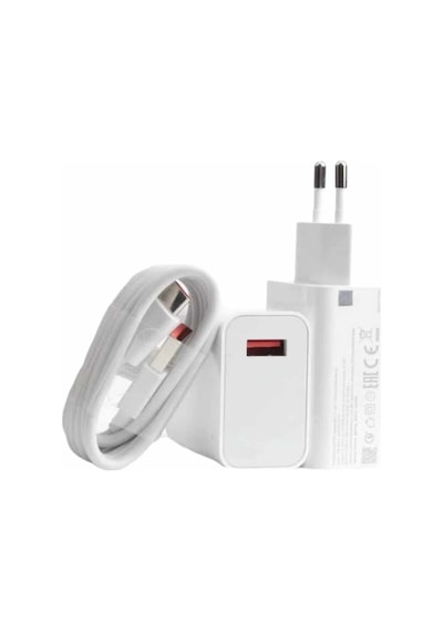 Buğz Beyaz Ultra Plus Hızlı Şarj Seti Şarj Adaptörü Ve Kablosu 67w