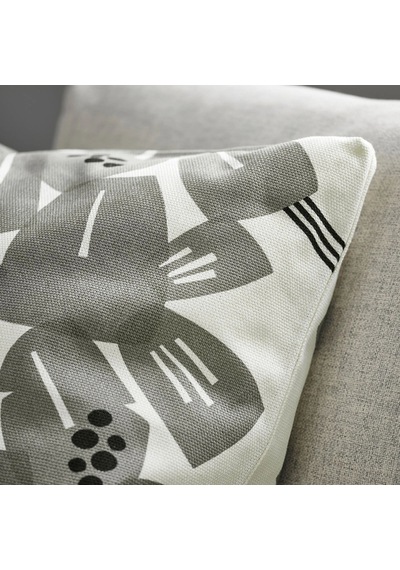 Ikea Underblomma Yastık Kılıfı 50 X 50 Cm Beyaz - Gri