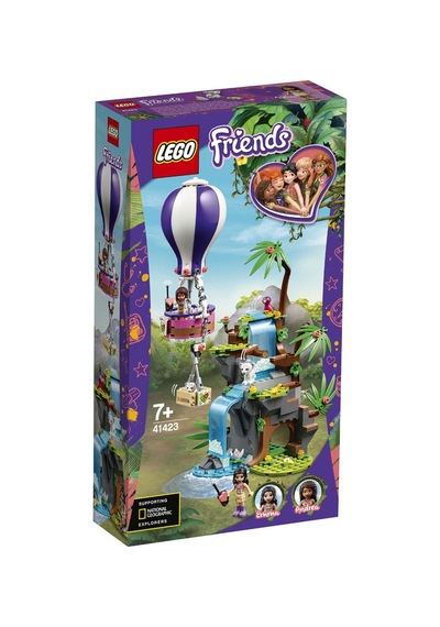 LEGO® Friends 41423 Tiger Hot Air Balloon Jungle Rescue 302 Parça