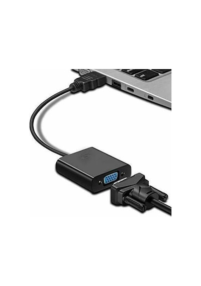 Adaptör Görüntü Projeksiyon Hdmi To Vga Kablo Çevirici Dönüştürücü