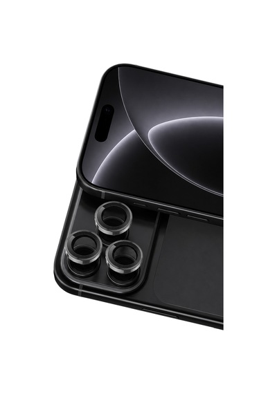 Newface - 125 - Apple İphone 18 Pro Raze Metal Kamera Lens - Spt-gld - - Siyah