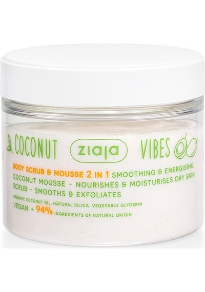 Ziaja 2'si 1 Arada Hindistan Cevizi Vibes Vücut Scrub 270 ML
