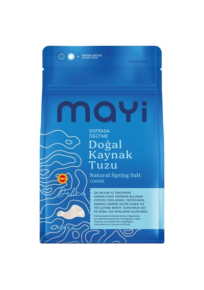 Mayi Sofrada Öğütme Doğal Kaynak Tuzu 500 G - 7 Adet Tarı