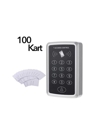Rfıd Şifreli Kapı Kilidi - , 100 Adet Proximity Kart
