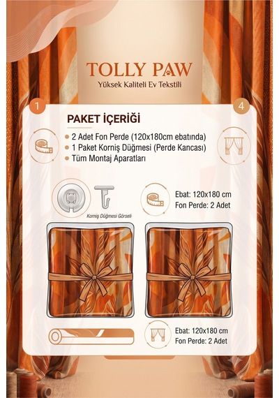 Bebek Çocuk Odası Fon Perdesi 140x260 Cm 2 Kanat Sevimli Desenli Dekoratif Dijital Baskılı Premium Çocuk Odası Perdesi