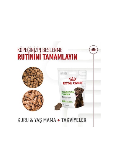 Royal Canin Digestion Chews Sindirim Sağlığını Destekleyen Köpek Ödül Maması 160gr