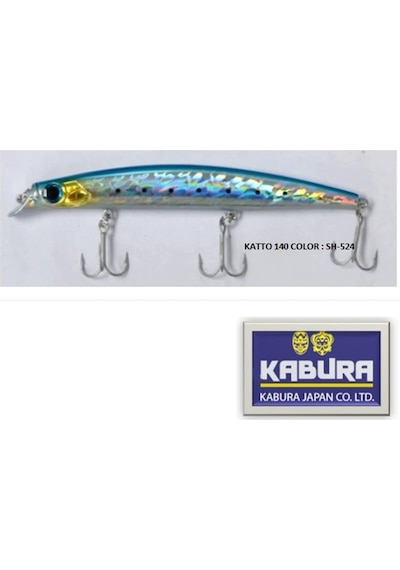 Kabura Katto 140Mm 18.5G Floating Dalar: 0.8-1.0M Sahte Balık