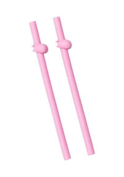 Wee Baby Prime Diş 2Li Pembe Silikon Pipet 12 Ay +