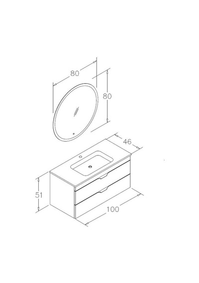 Orka Vento 100 Cm Mdf Dublin Banyo Dolabı Takımı Çok Renkli Orka Vento 100 Cm Mdf Dublin Banyo Dolabı Takımı Çok Renkli