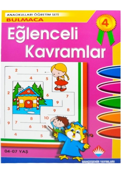 Eğlenceli Kavramlar (5 Kitap Birarada) - Anaokulları Öğretim Seti- Bahçeşehir Yayınları