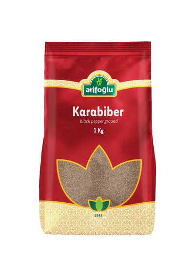 Arifoğlu Öğütülmüş Karabiber 1 Kg - Toz Baharat 2'li Ekonomik Paket - 2 Adet Tarı