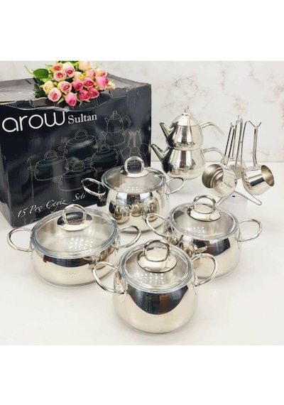 Arow Sultan Çeyiz Seti 15 Parça Dc1.Tr-3485