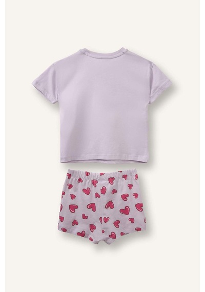Defacto 2li Pijama Takımı Kız Bebek H7640a526smpn425 Pembe-pn425