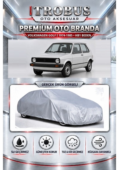 Volkswagen Golf I 1974-1985 Uyumlu Premium Araba Brandası Oto Branda Hb1 Beden