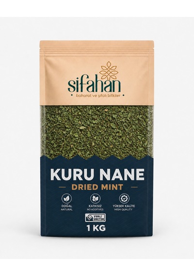 Şifahan Kuru Nane 1 Kg 1000 G Katkısız, Yoğun Aromalı Yemeklik Baharat