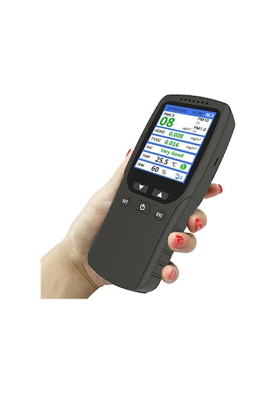 Oem Dm106a Çoklu Gaz Analiz Cihazı Tvoc Hcho Aqı Pm1.0 Pm10 Hum