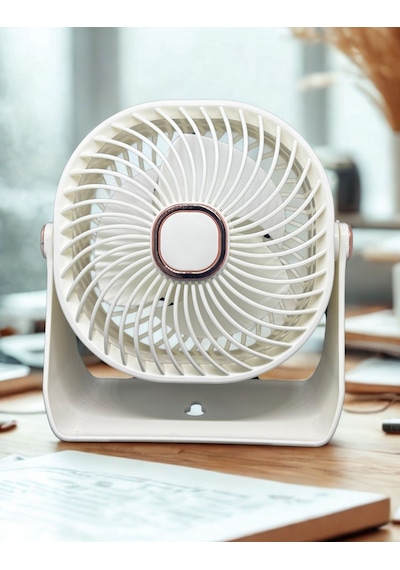 Zb112 Taşınabilir Masaüstü Beyaz Usb Fan