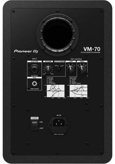 Pioneer Dj Vm-70 7" Aktif Hoparlör (Tek) Siyah