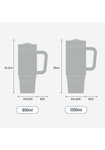Tyeso Qq Termos Sızdırmaz Pipetli Çift Duvarlı Vakumlu 1200ml TS-8868AM