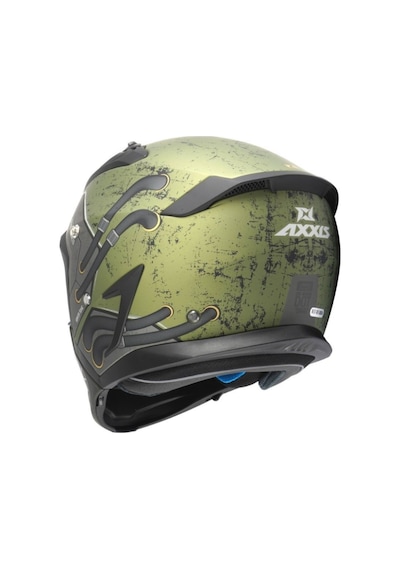 Axxis Hunter SV Toxis C6 Sport Modüler Motosiklet Kaskı Mat Yeşil