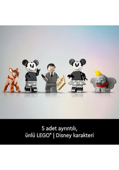 LEGO® │ Disney Walt Disney Hatırası Kamera 43230 - Yetişkinler için Model Yapım Seti (811 Parça)