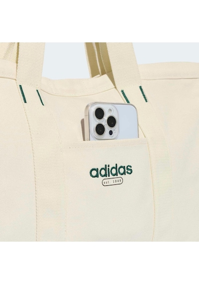 Adidas Kanvas Tote Bej Omuz Çantası Kw4393 Krem