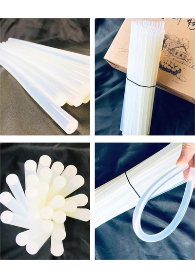 20 Adet, Ince Silikon, Sıcak Silikon, 7 Mm, Şeffaf Mum Silikon, Sıcak Yapıştırıcı