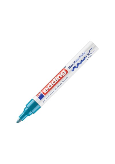Edding Markör Dekor Boya Yuvarlak Uçlu 2-4 Mm Açık Mavi 750cr Çok Renkli