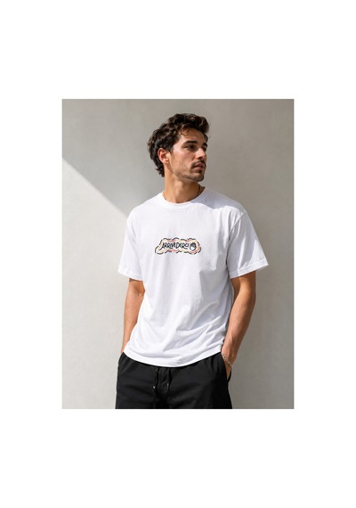 Me Selection Arrivederci Tasarım %100 Pamuk Unisex Basic Tişört Beyaz