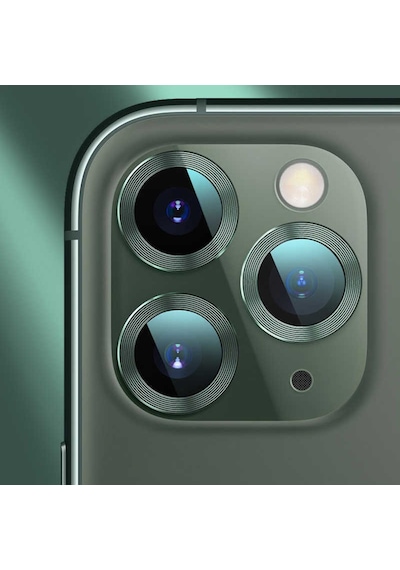 Apple Uyumlu iPhone 12 Pro Zore Cl-01 Kamera Lens Koruyucu Siyah