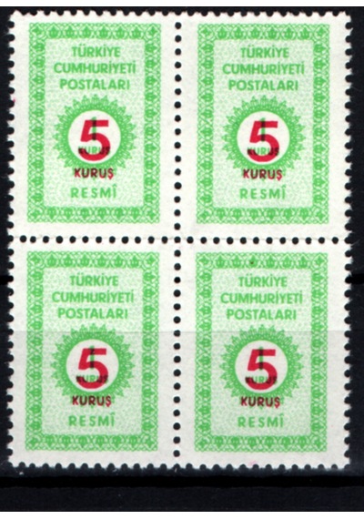 1977 Resmi Pul 5 Kuruş Tp0762 İsfila R152  Teşhir Ürün