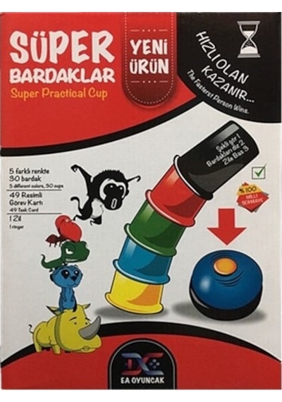 Ea Oyuncak Süper Bardaklar Kutu Oyunu
